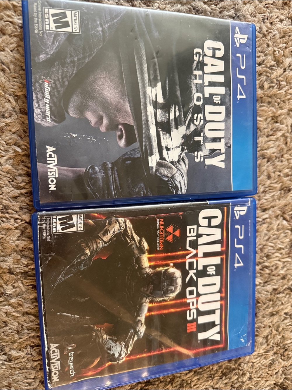 Call of Duty PS4 Game Bundle - Black & Blue Covers